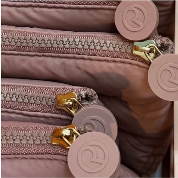 NWT Rare Beauty by Selena Gomez Puffy Makeup Bag in Mauve - Picture 5 of 9